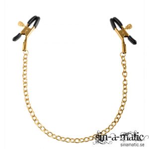 Gold Chain Nipple Clamps