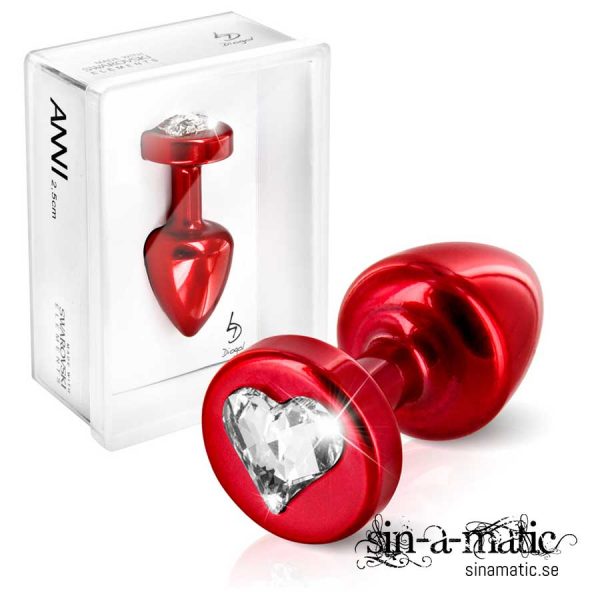 Anni - Heart röd 25mm