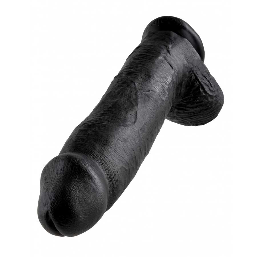 King Cock 30.5cm with Balls - black