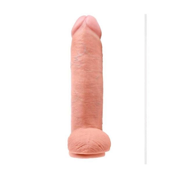 King Cock 30.5cm with Balls - Black