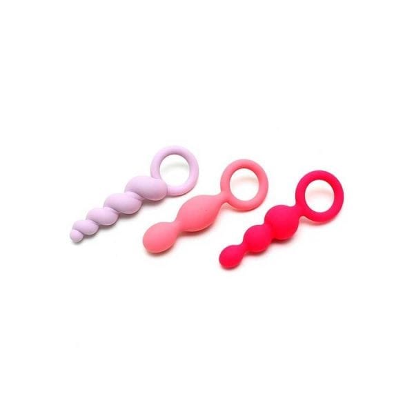 Satisfyer Buttplugs - Coloured 3 pack