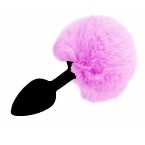 Pink Bunny Tail - Silicone