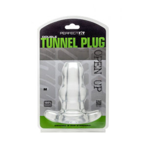 Double Tunnel Plug - Medium - Transparent