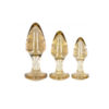 Gold Chip Acrylic buttplugs