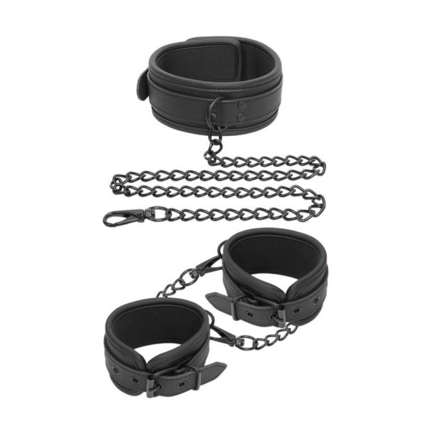 Collar & Handcuffs - Vegan Leather