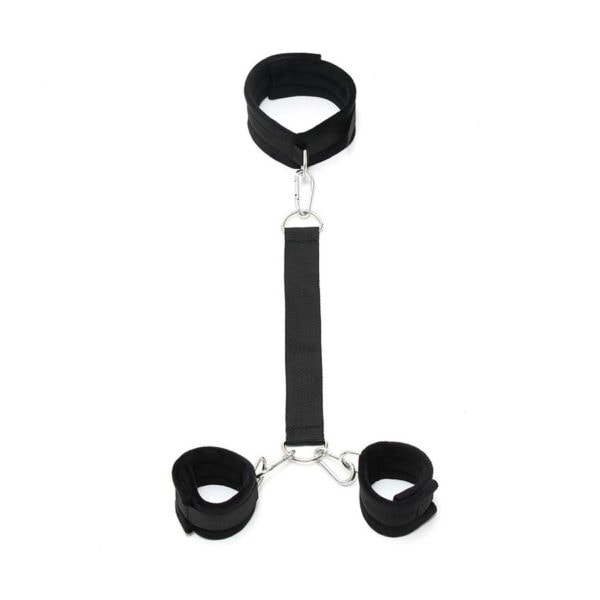 Soft Collar - Adjustable Handcuffs with Leash