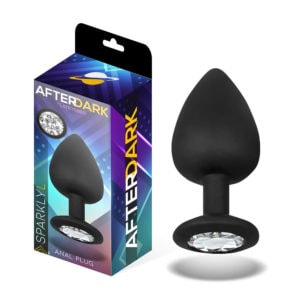 Sparkly Silicone Buttplug - Large