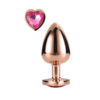 Gleaming Love Rose Gold Plug - Small