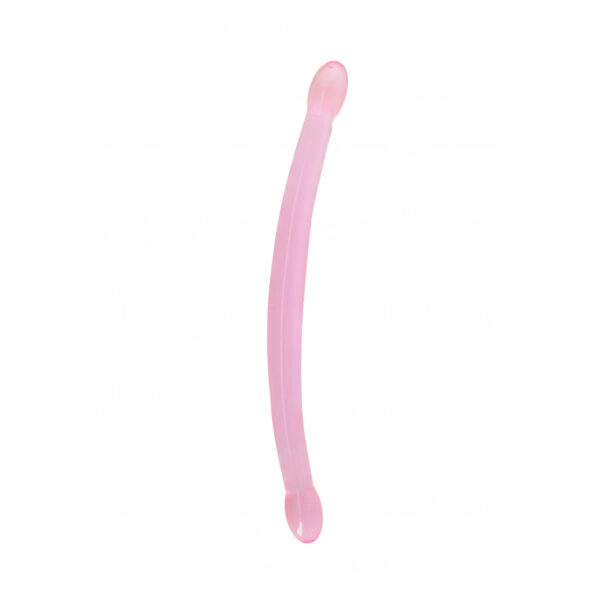 RealRock - Pink Non Realistic Double Dong - 42 cm