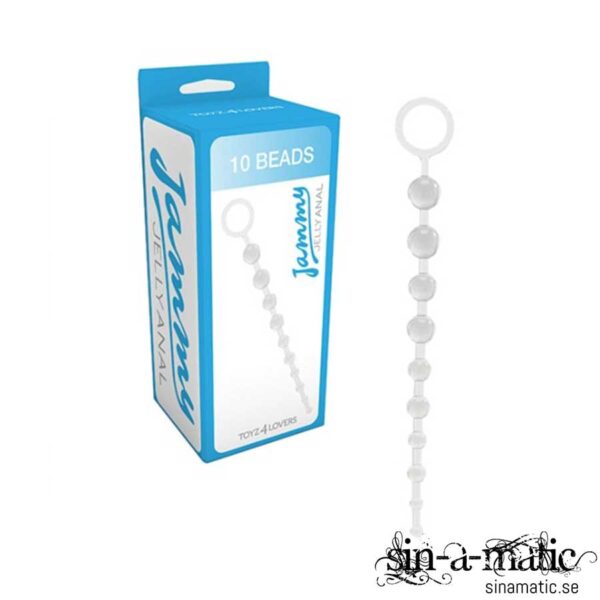 Toyz4loverz - Jammy Jelly Anal Beads - clear