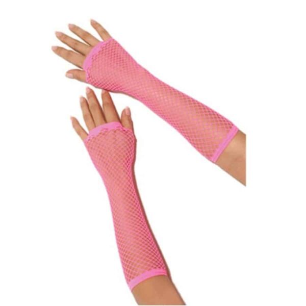 Electric - Fishnet Gloves - Pink