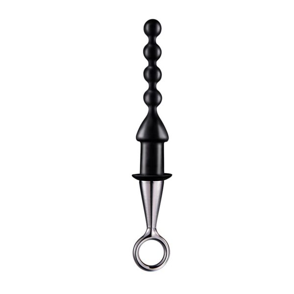 Menzstuff - Anal Beads with Plated Handle