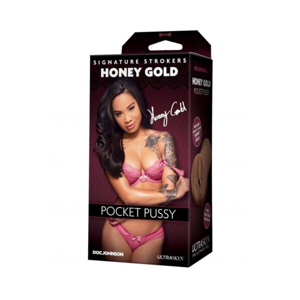 Doc Johnson - Honey Gold - ULTRASKYN Pocket Pussy - Caramel