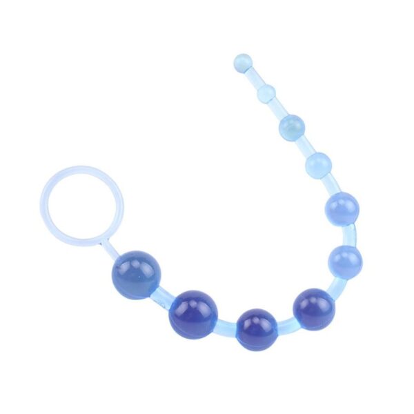 Chisa - Anal Beads - Sassy, Blue (30cm)
