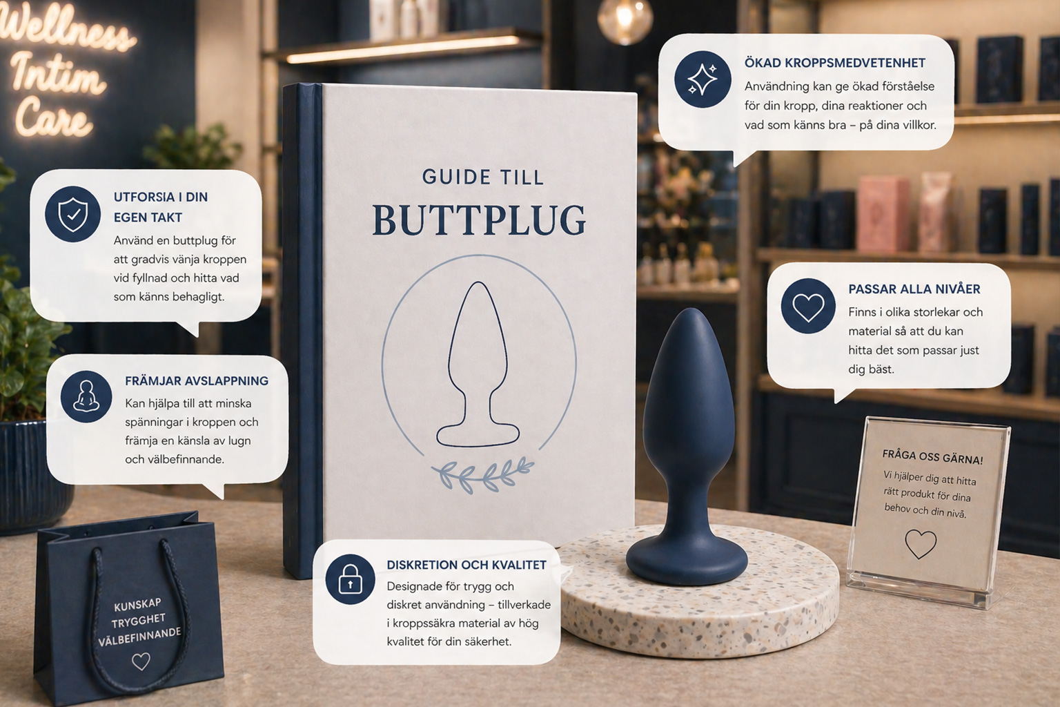 Buttplug - viktiga saker att tänka på