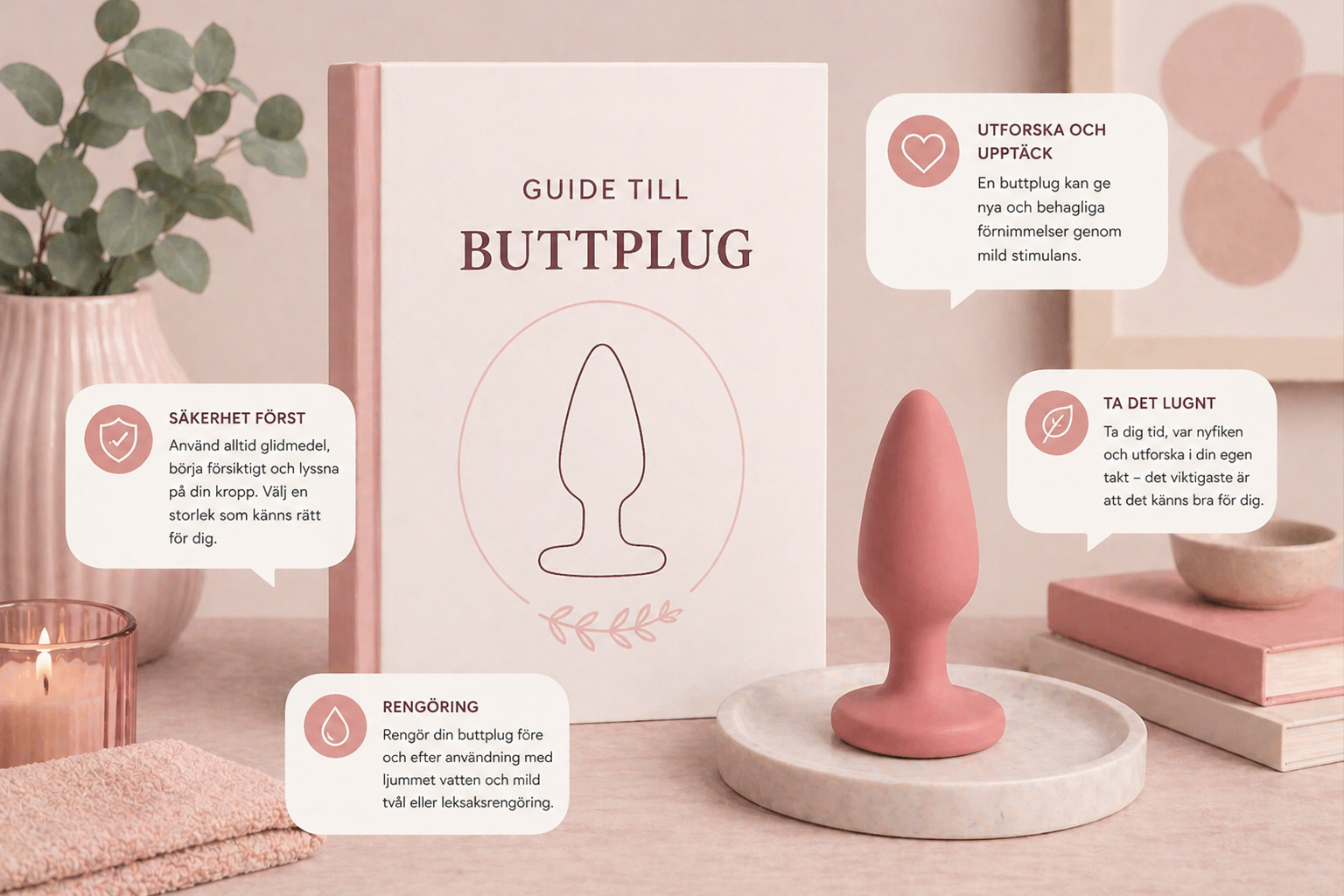 Viktiga fakta om buttplugs och användning